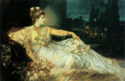 Charlotte Wolter als 'Messalina' painting - Hans Makart Charlotte Wolter als 'Messalina' art painting Charlotte Wolter als 'Messalina' painting - Hans Makart Charlotte Wolter als 'Messalina' art painting